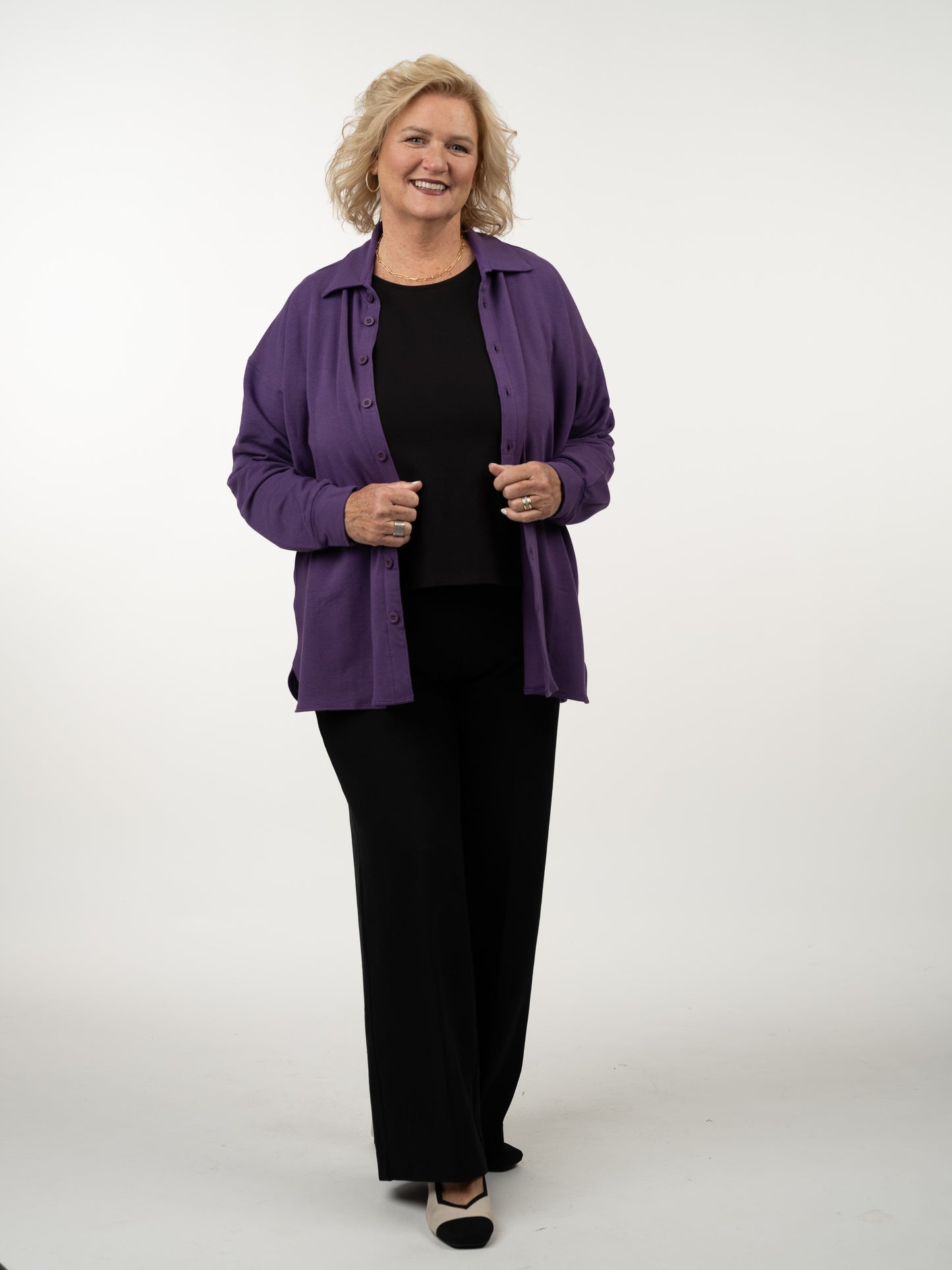 Buttery Button Shirt Jacket