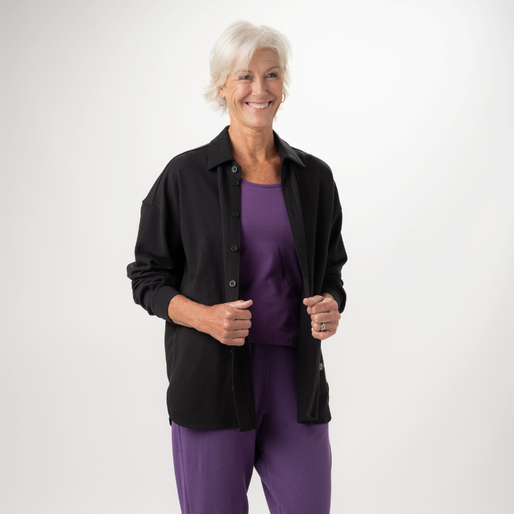 Purple discount activewear jacket